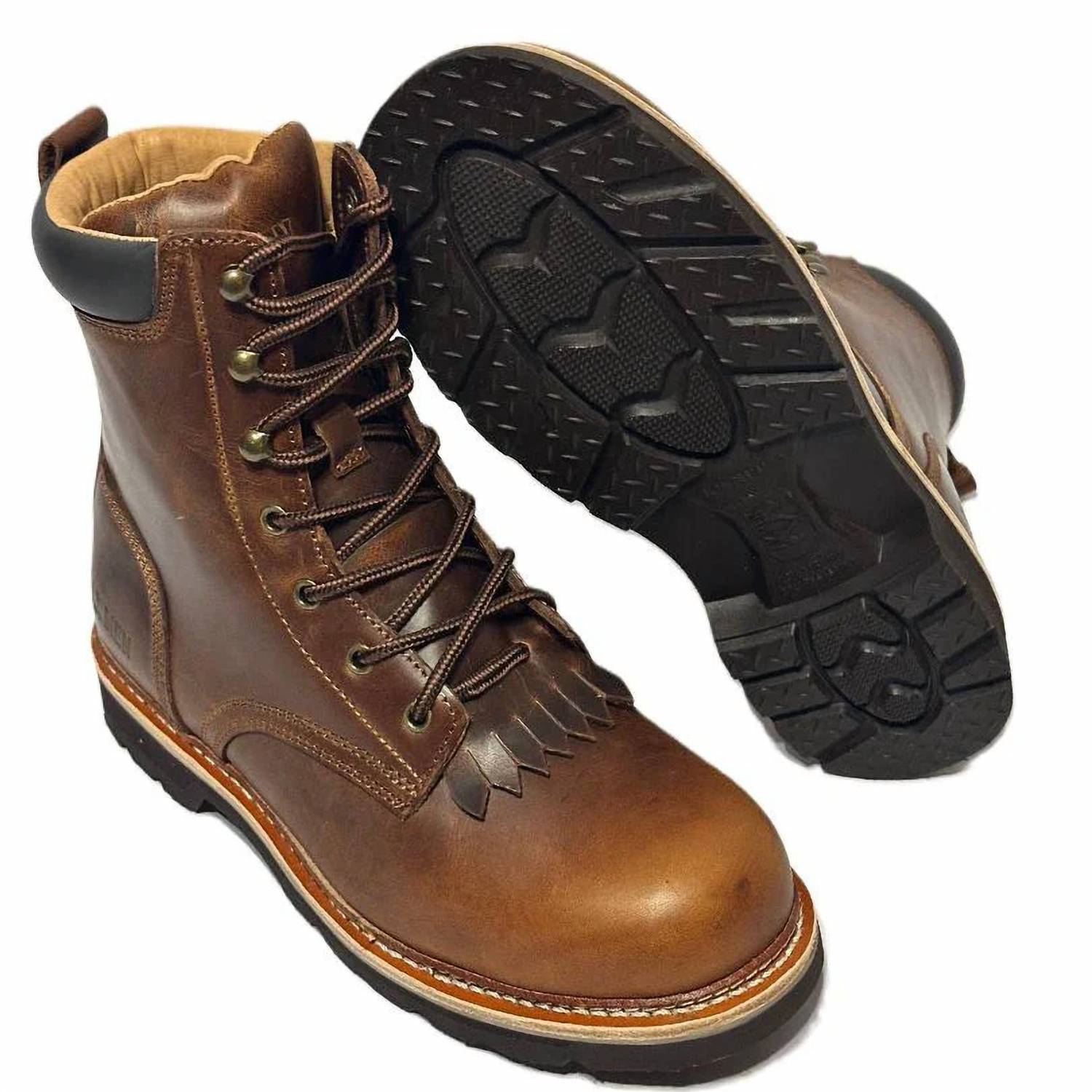 Ax Men - Men's Braxton 8'' Padded Collar Front Lace Boots