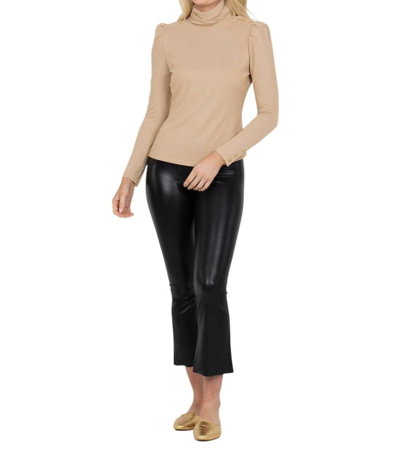Emily Mccarthy - Tessa Turtleneck Knit Sweater