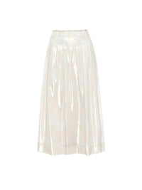 Brochu Walker Neve Midi Skirt in akoya pearl - women's skirt - view 4