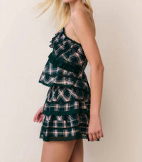 Loveshackfancy - Ruffle Mini Tartan Skirt