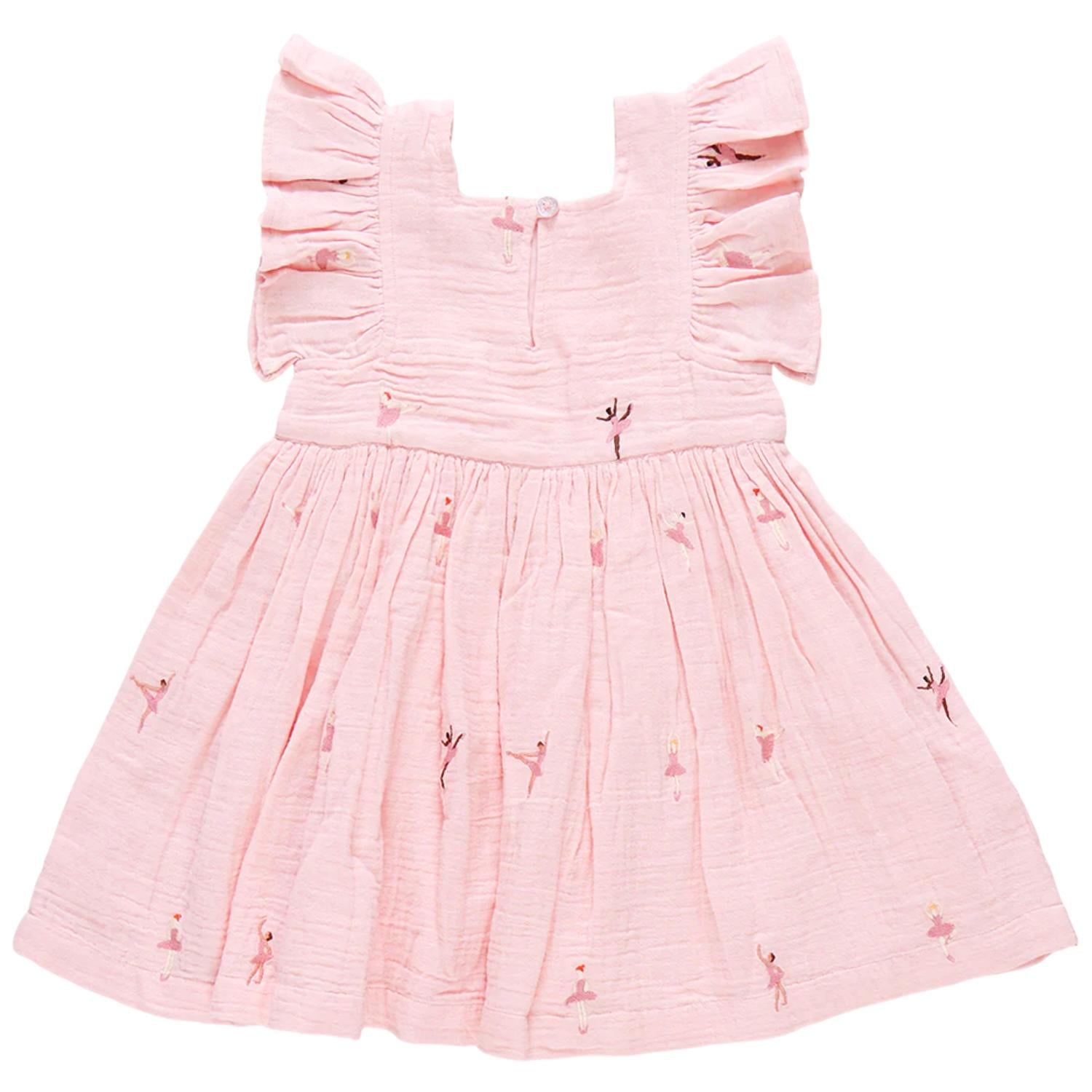 Pink Chicken - Ballerina Embroidery Elsie Dress