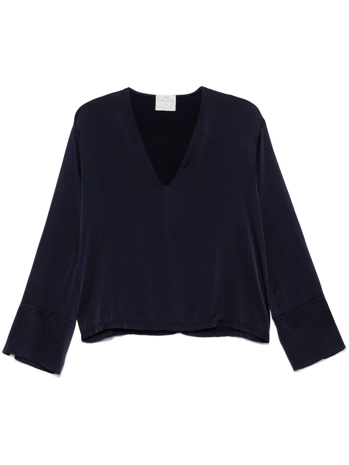Forte Forte - Satin Long Sleeve Top