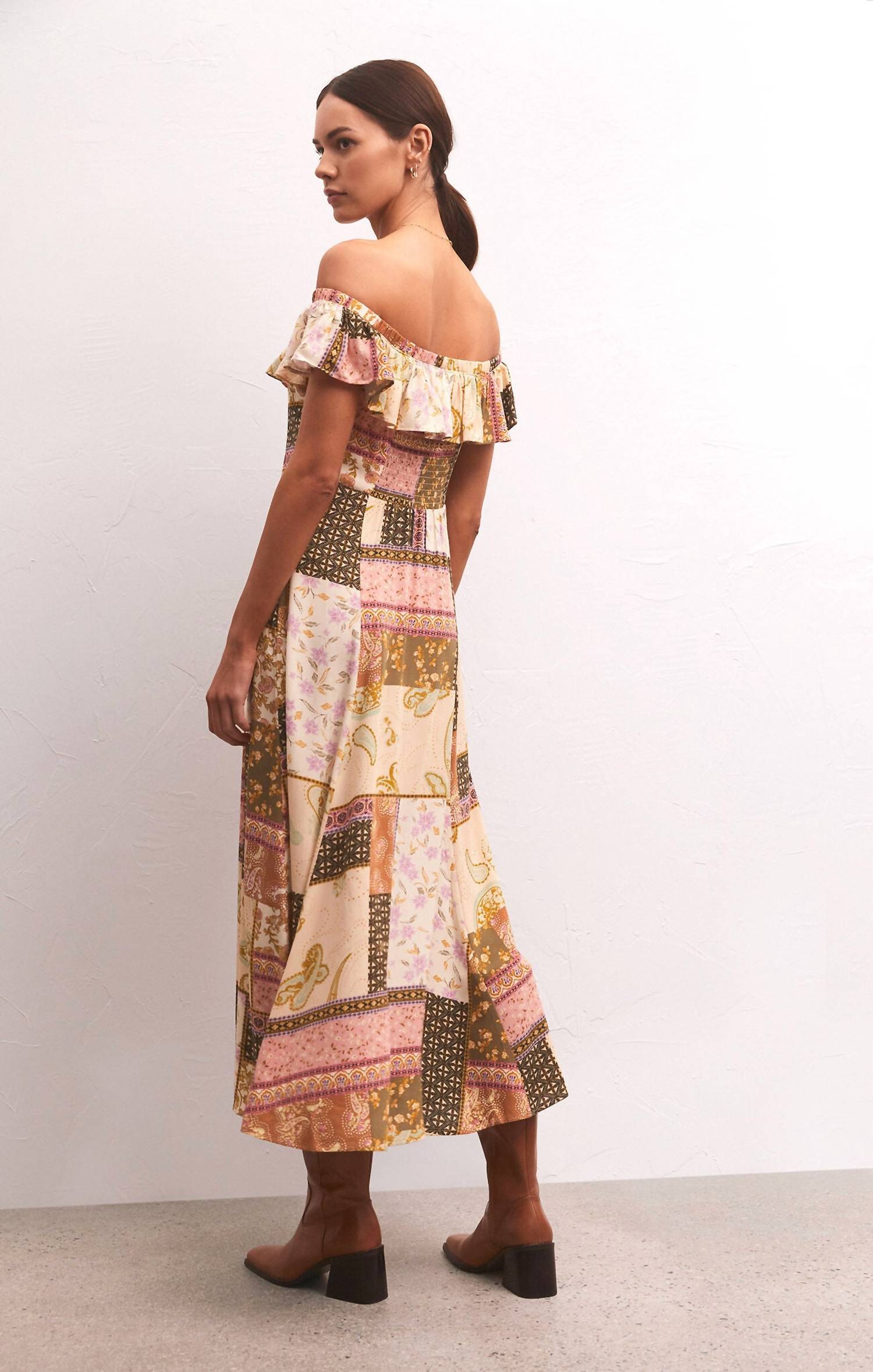 Z Supply - Veda Off Shoulder Midi Dress