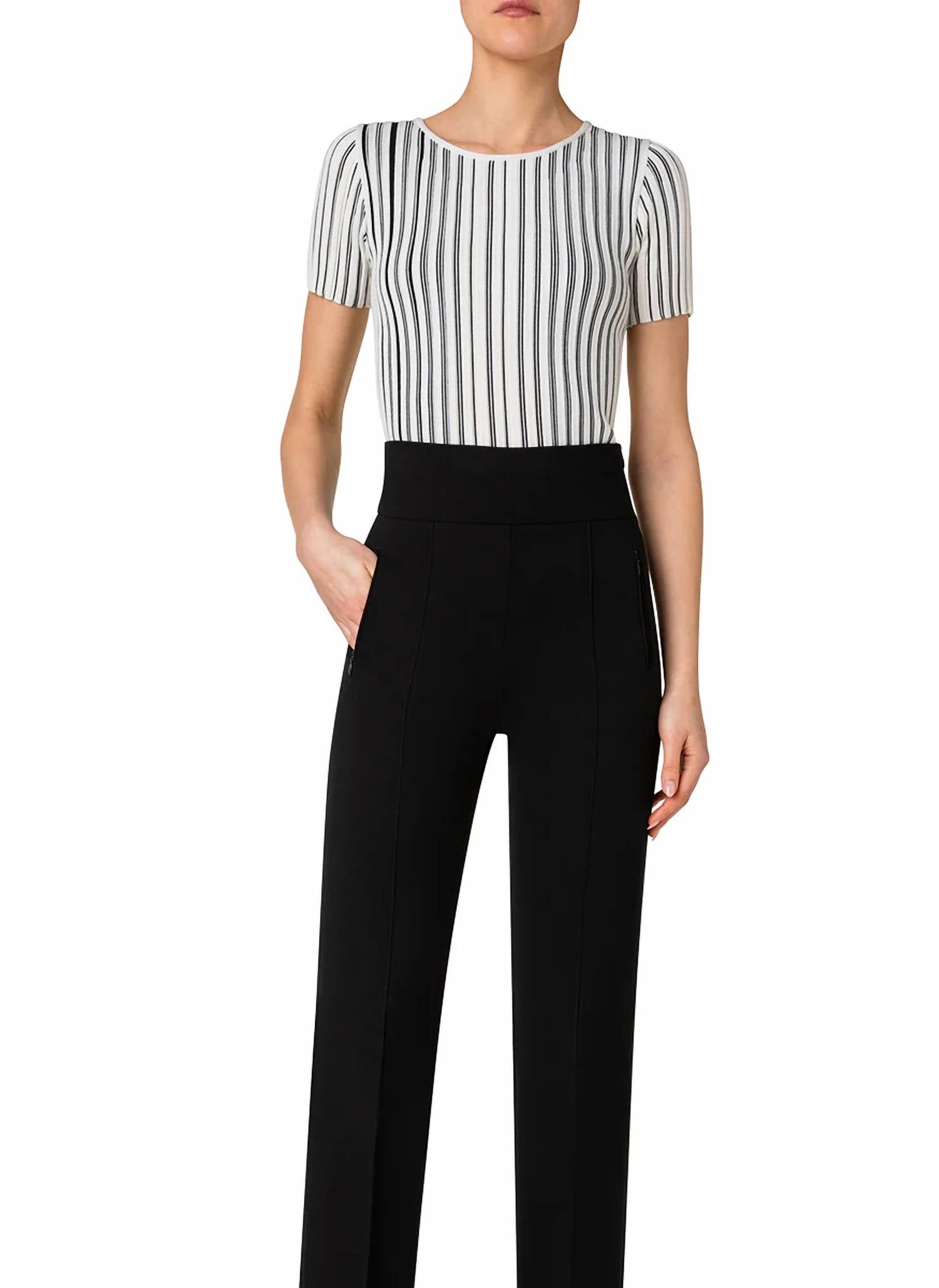 Akris Punto - Short Sleeve Knit Pullover