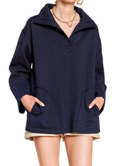 Jade By Jane - Together At Last Collared Pullover