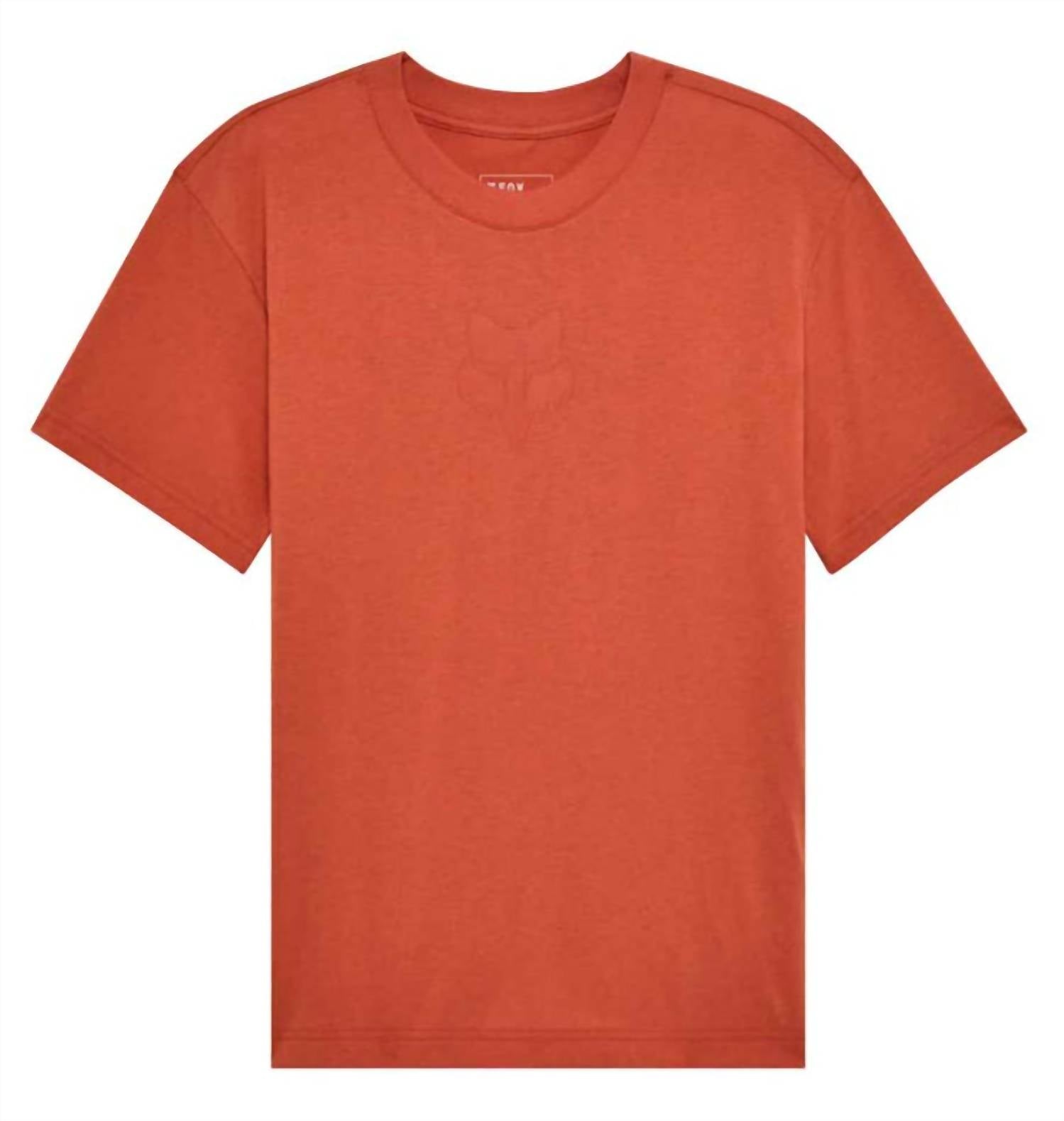 Fox Racing Fox Head Basic Tee in coral - women's t-shirt - alternate view