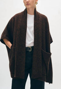 White + Warren - Cashmere Blend Open Poncho