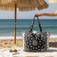 Haute Shore - Women's Bandana Zip Tote Bag