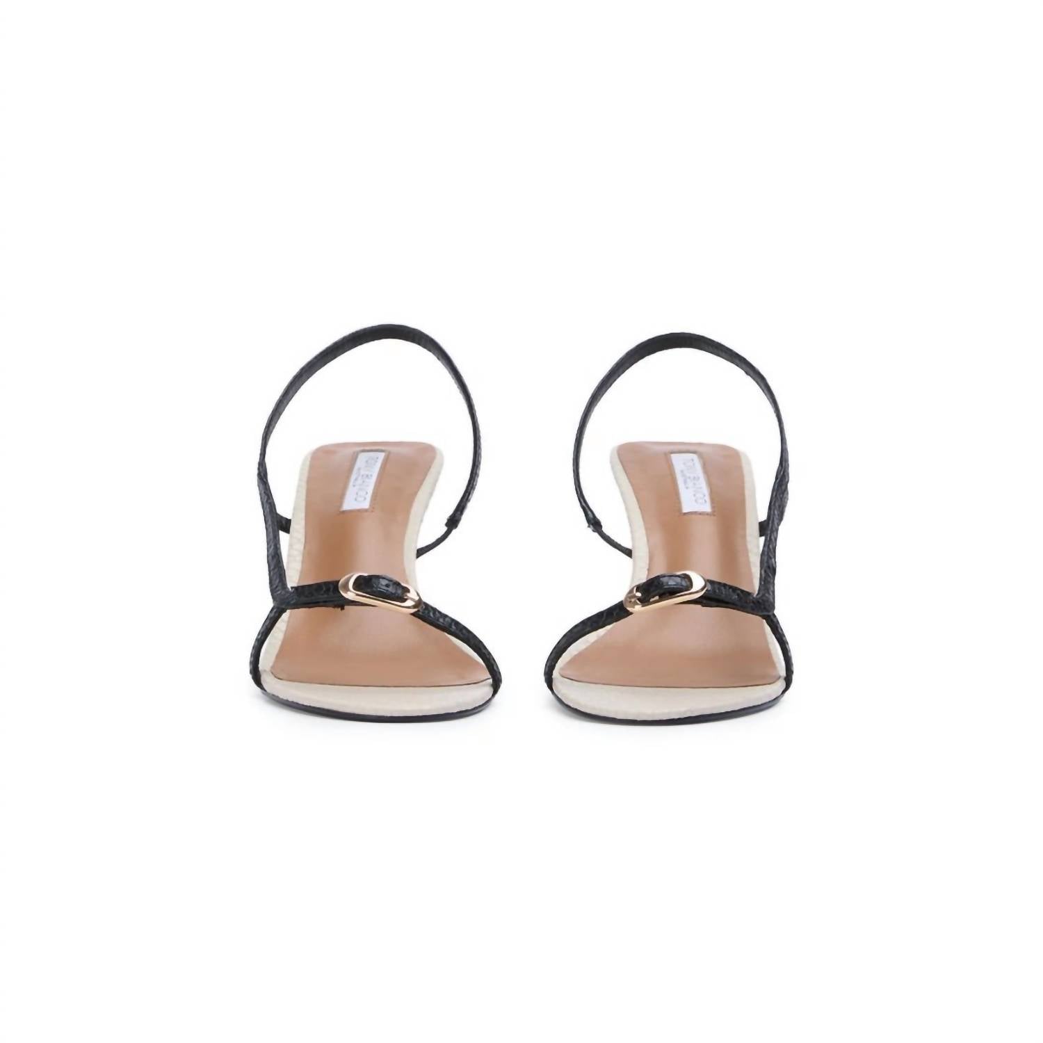 Tony Bianco Women's Christine Heels in black snake - women's heels - alternate view