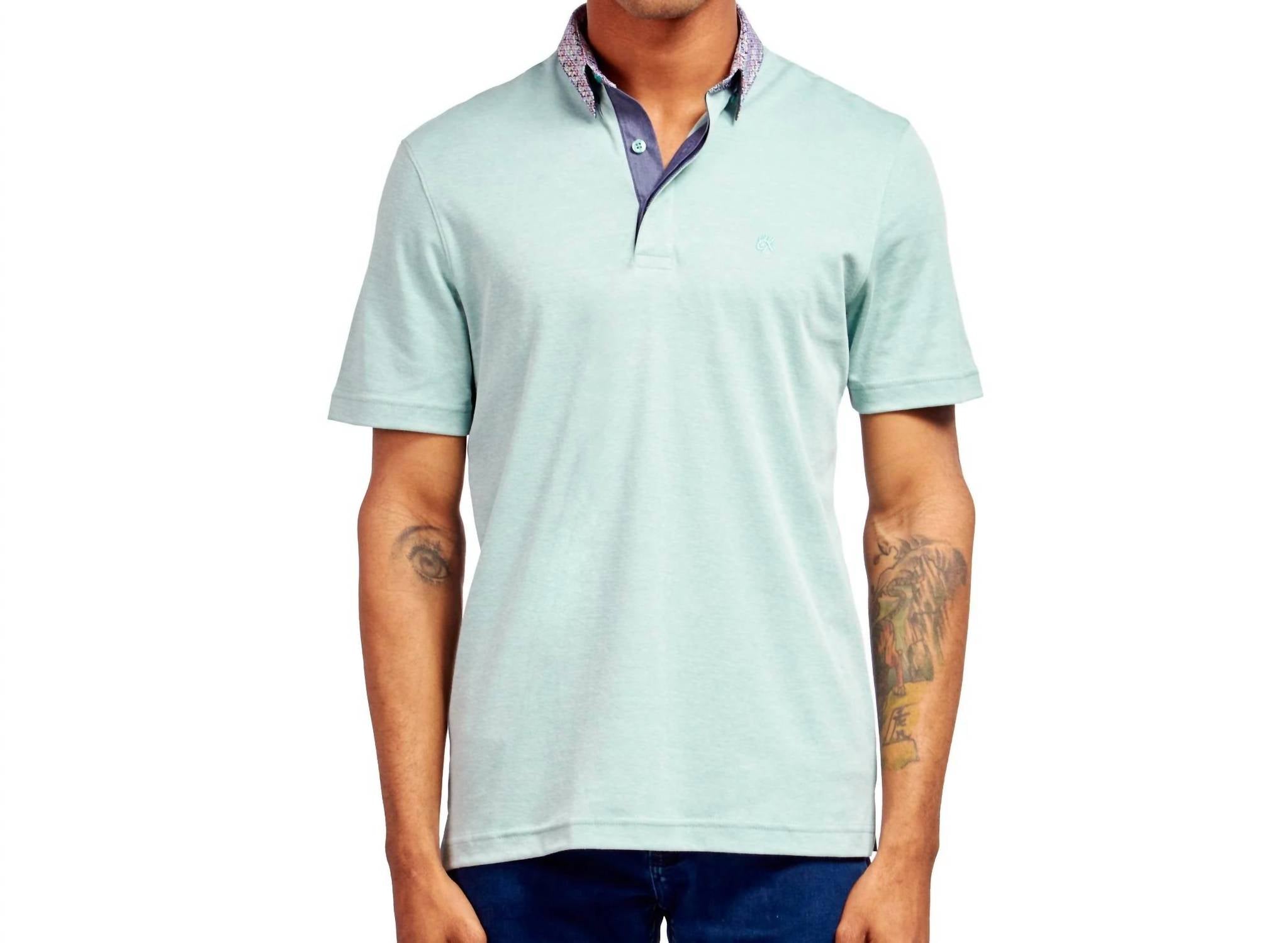 Eight X - Colorful Collar Polo Shirt