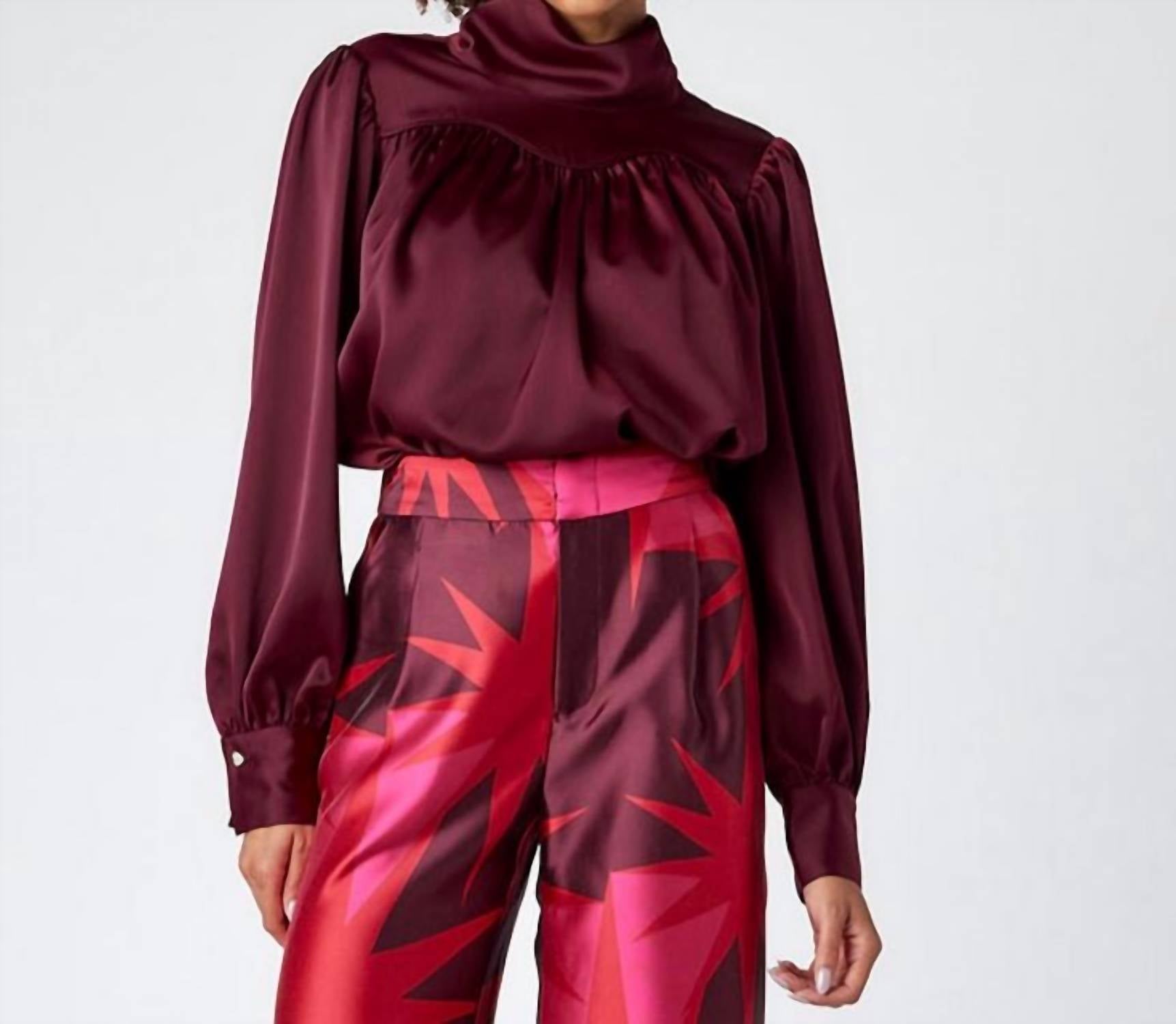 Crosby By Mollie Burch - Vinyl Wesson Blouse