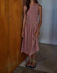 By Together - Sayler Smocked Midi Dress