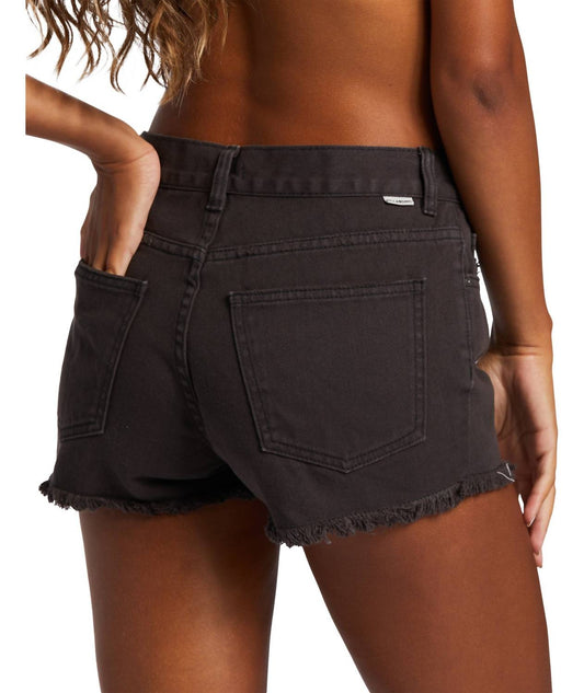 Billabong - Women's Drift Away Frayed Denim Shorts