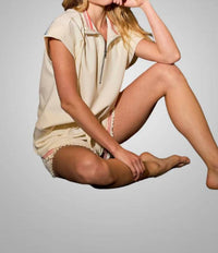 Umgee - Ruffle Trim Loungewear Set