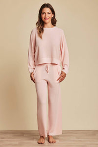 Barefoot Dreams - Luxeblend Waffle Knit Ankle Pant