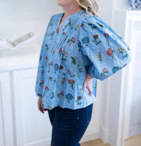 Entro - Magnolia Floral Blouse