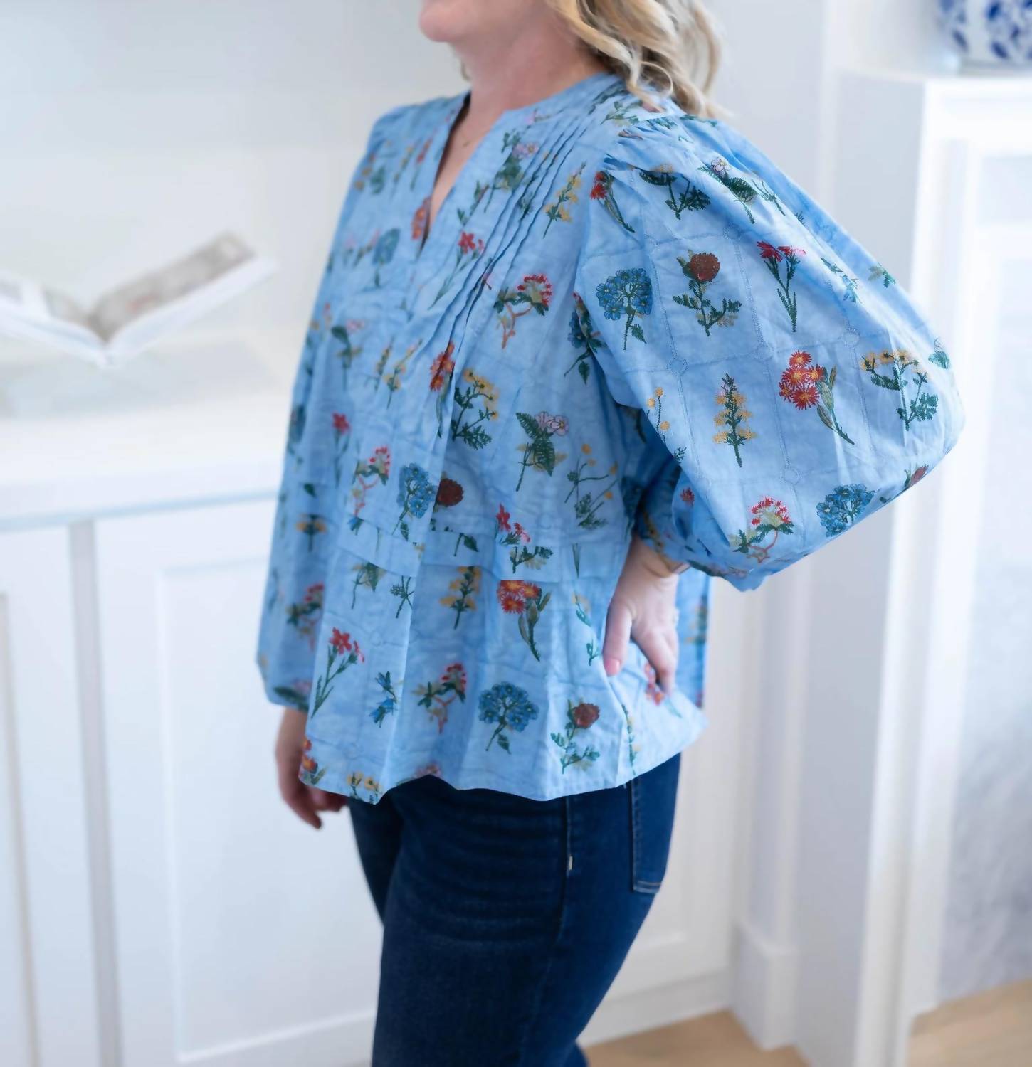 Entro - Magnolia Floral Blouse