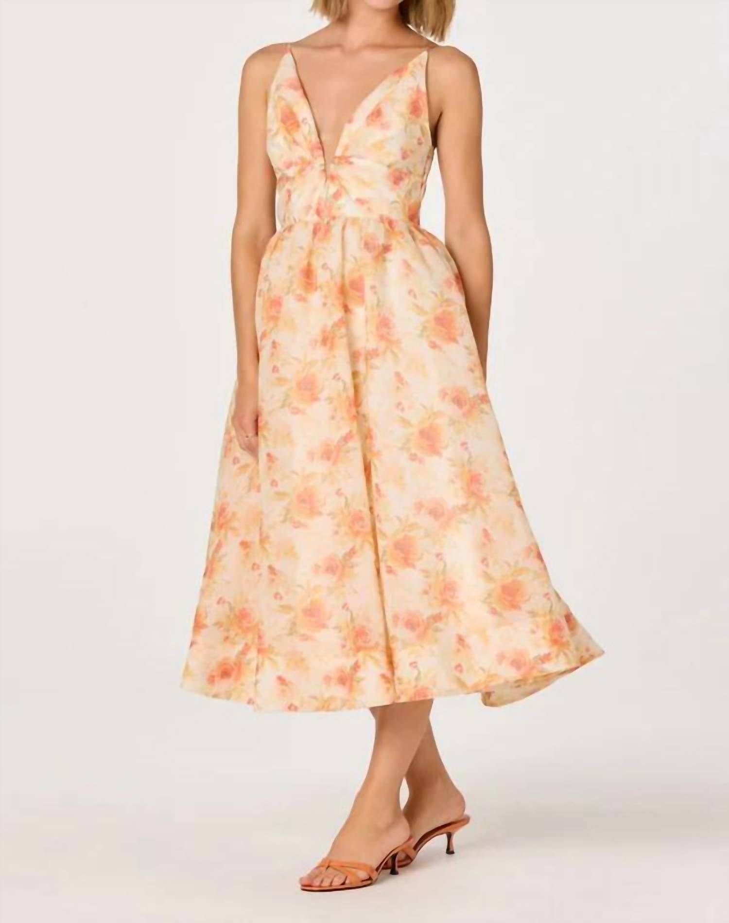 Astr - Janna Midi Dress