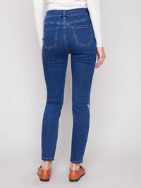 Charlie B - Beaded Embroidery Stretch Jeans