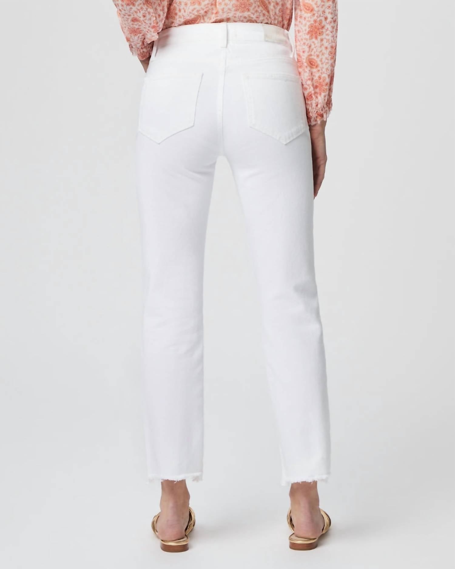 Paige - Cindy High Rise Straight Jean