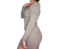 Crossed Arrows Clothing - Puff Sleeve Sweater Dress
