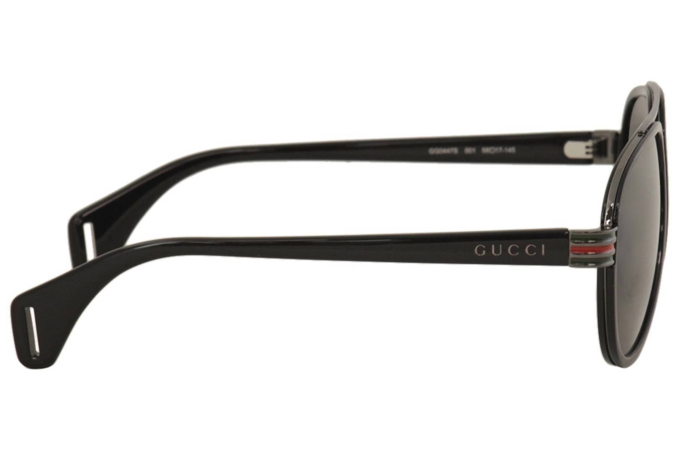 Gucci - Men's Pilot Polarized Sunglasses 0447s - 001