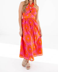 J.Marie - Mara Ric Rac Cross Midi Dress