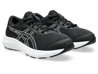 ASICS Grade School Kid's Contend 9 Sneaker in black white - kids' sneaker - alternate view