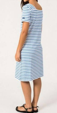 SAINT JAMES Tolede II Stripe Dress in neige mer - women's dress - detail view