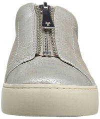 Frye Women's Lena Low Zip Sneaker in silver - women's sneaker - view 5