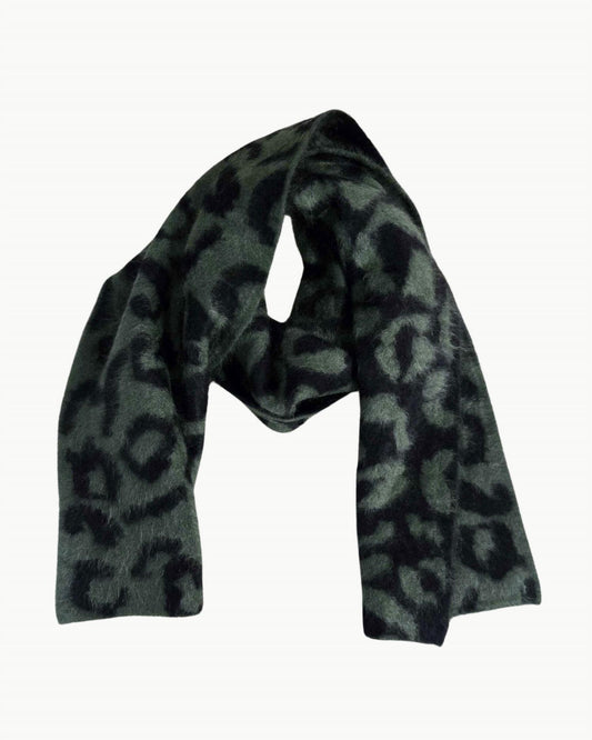 Autumn Cashmere - Women's Brushed Leopard Scarf