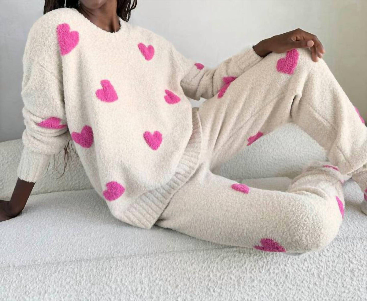 Splendid - Fuzzy Sweater Pajama Set