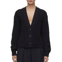 CLOSED Women's Alpaca Mix Cardigan in black - women's cardigan