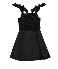 Flowers By Zoe - Girls Paola Sateen Tie Dress