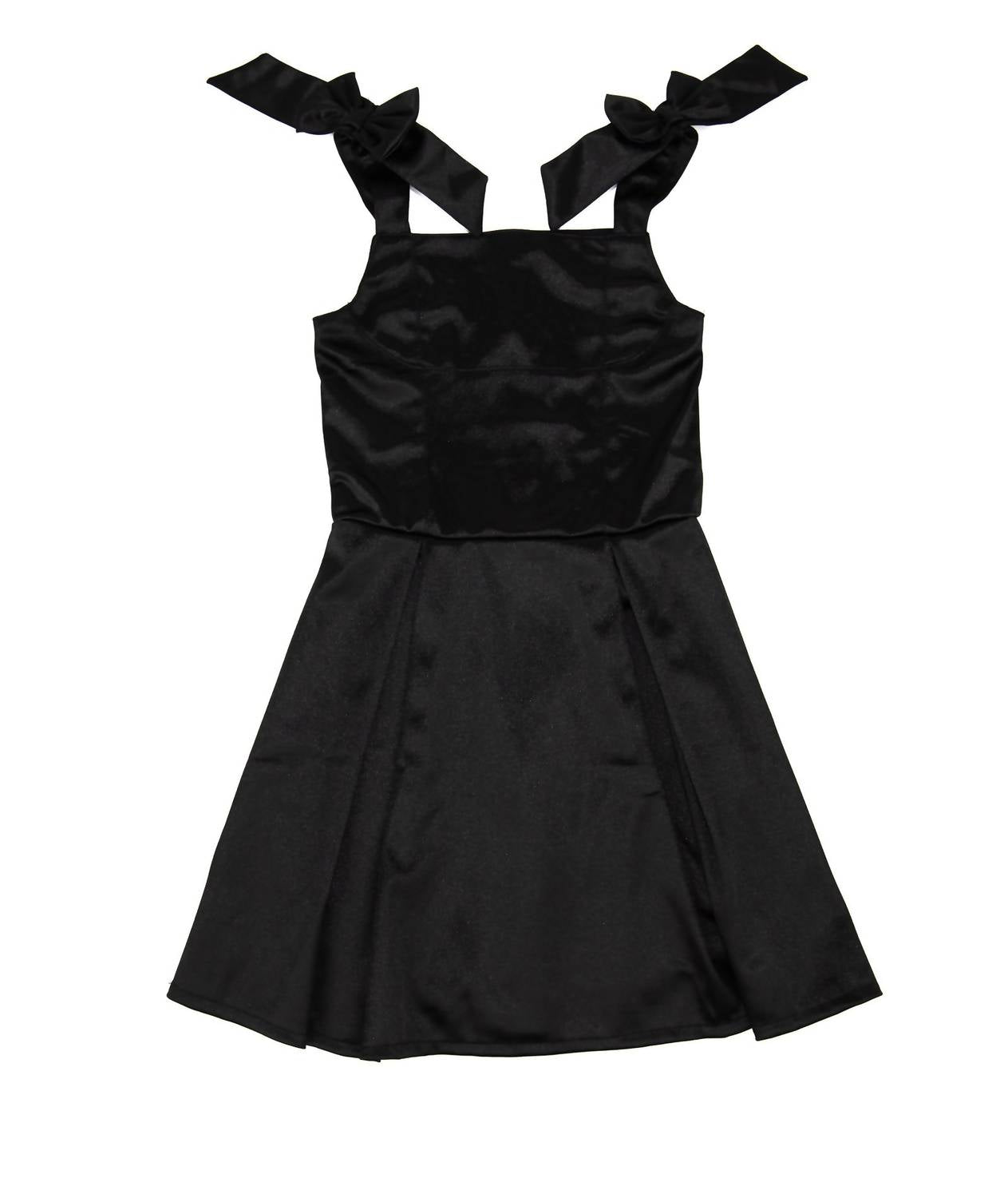 Flowers By Zoe - Girls Paola Sateen Tie Dress