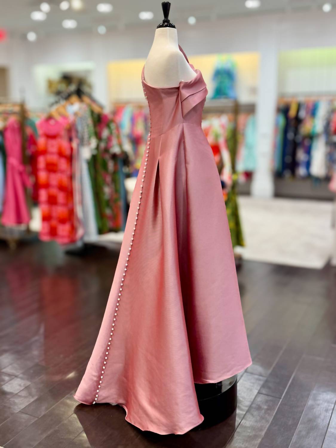 Gia Franco - Women's One Shoulder A-line Evening Gown