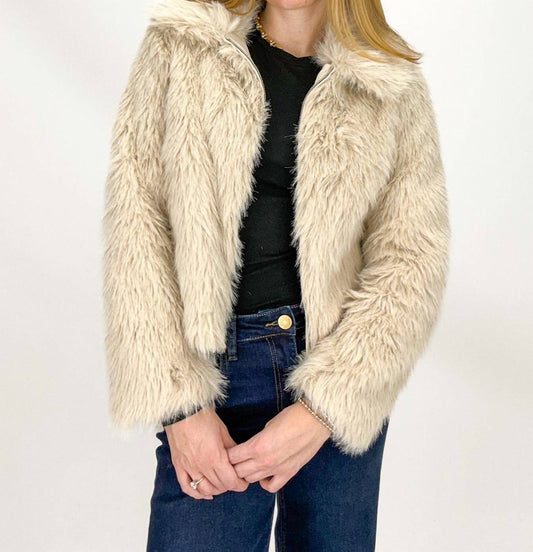 Furious Fur - Annabelle Fuzzy Bomber Jacket