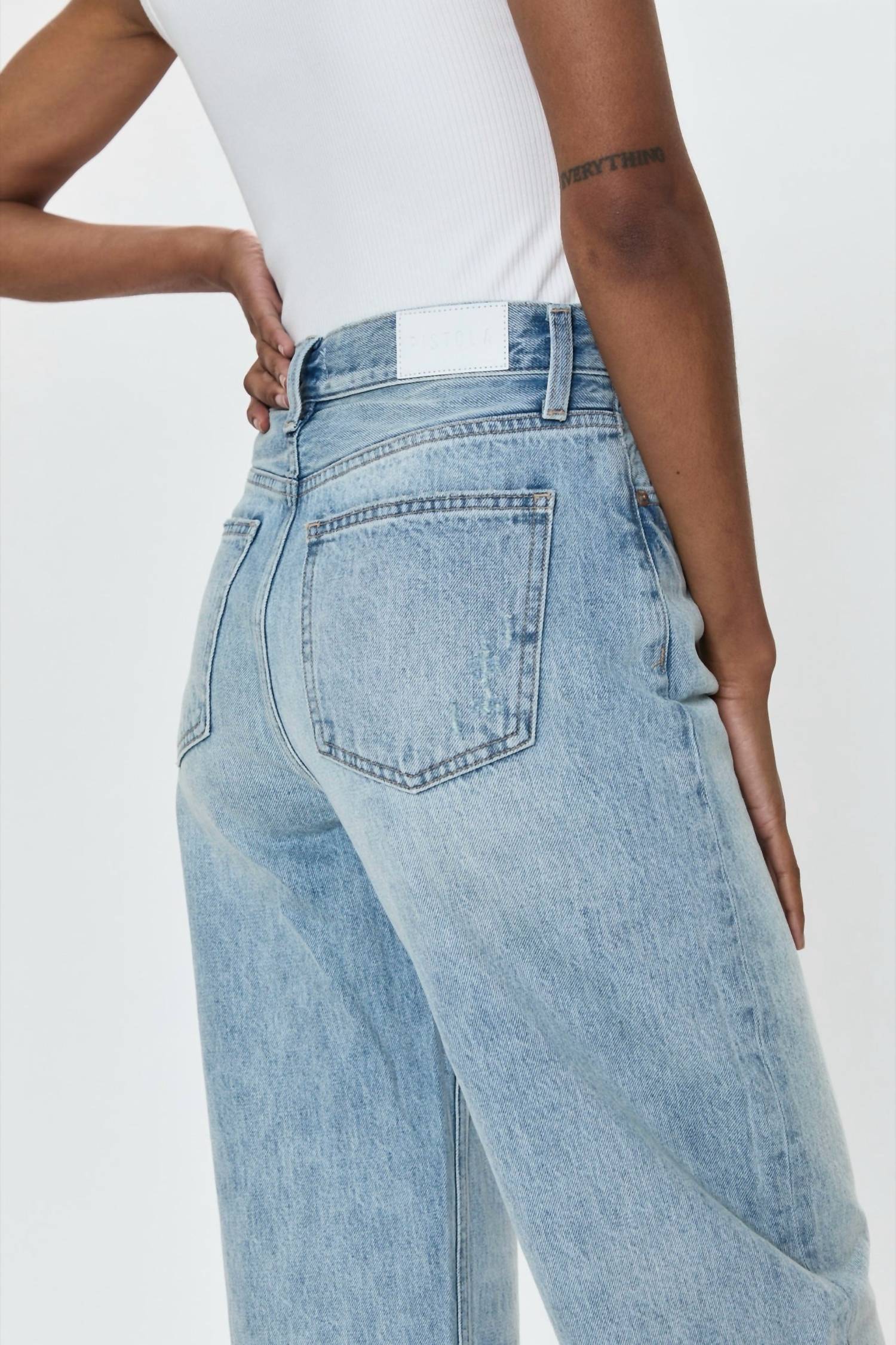 Pistola - Wes High Rise Barrel Jeans