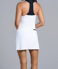 Ibkul - Color Block Print Tennis Dress