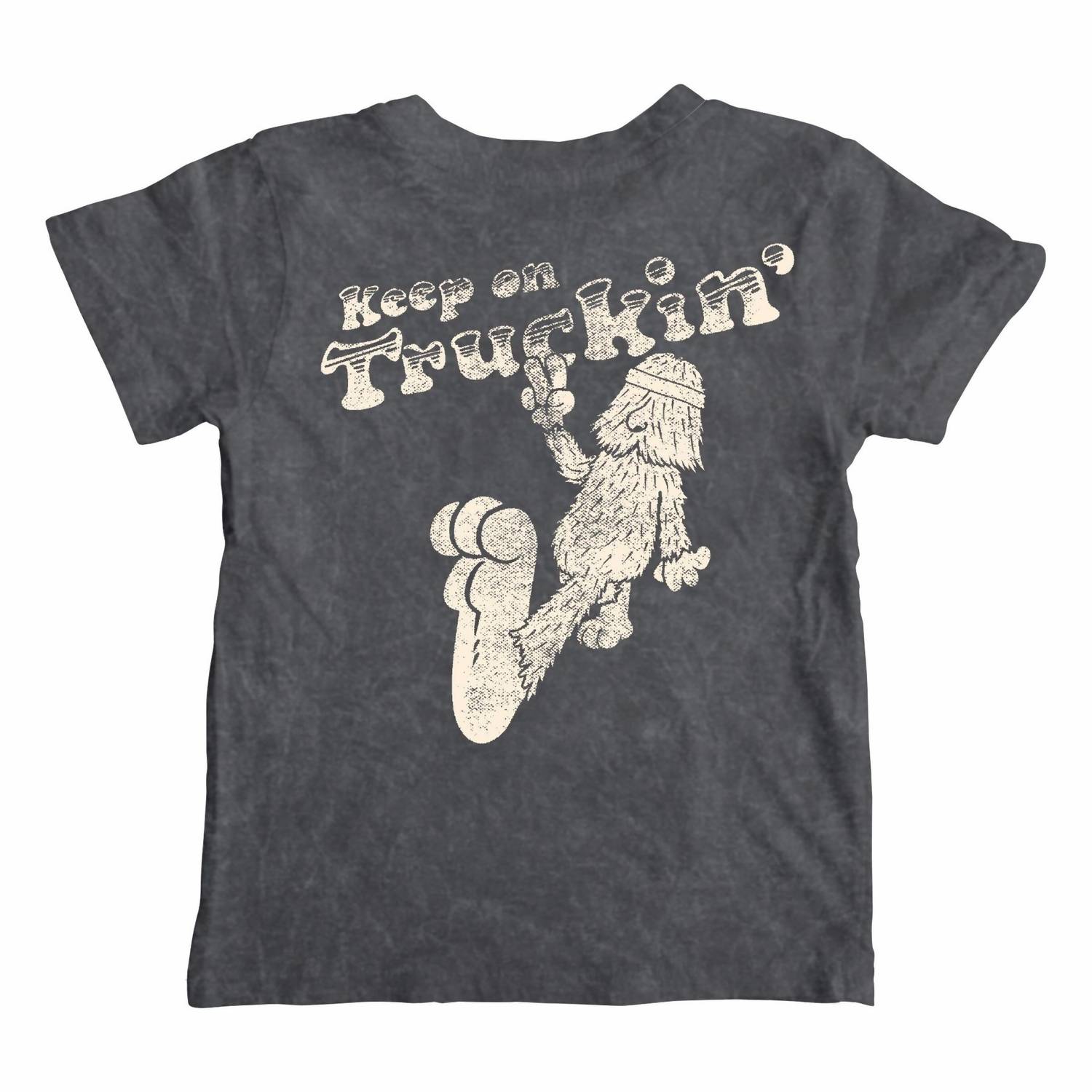 Tiny Whales - Girls' Keep On Truckin' Short Sleeve Tee