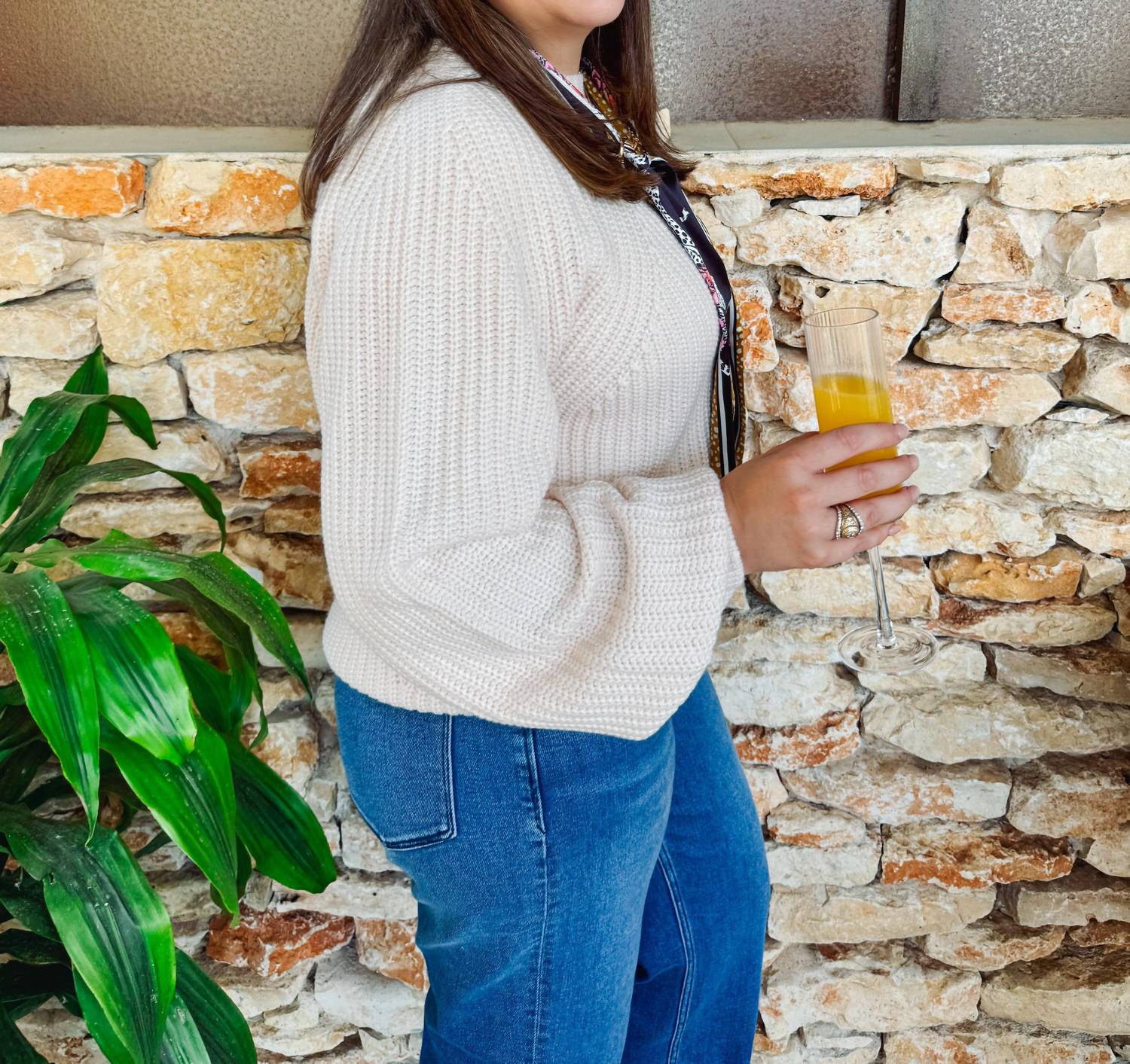 Elan - Alianna Long Sleeve Sweater
