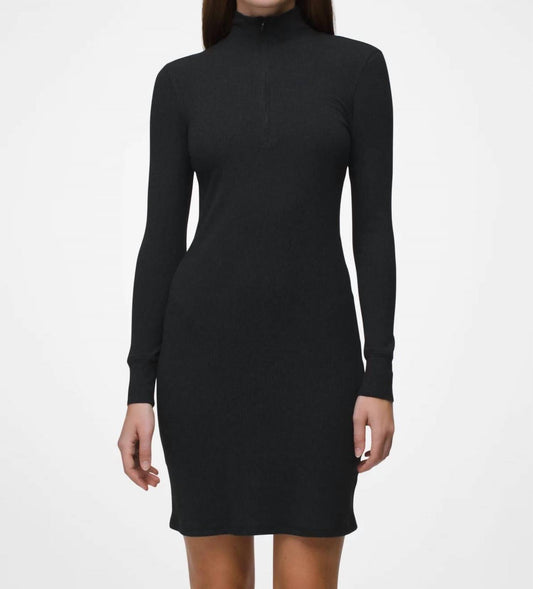 Prana - Foundation Rib Long Sleeve Mini Dress