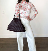 Urban Expressions - Women's Ithaca Woven Vegan Leather Tote Bag