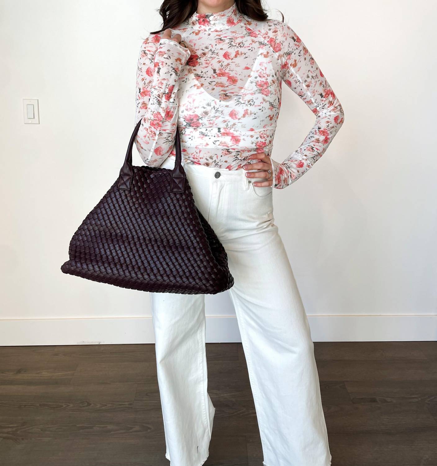 Urban Expressions - Women's Ithaca Woven Vegan Leather Tote Bag