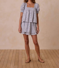 Rylee + Cru - Rose Mini Skirt