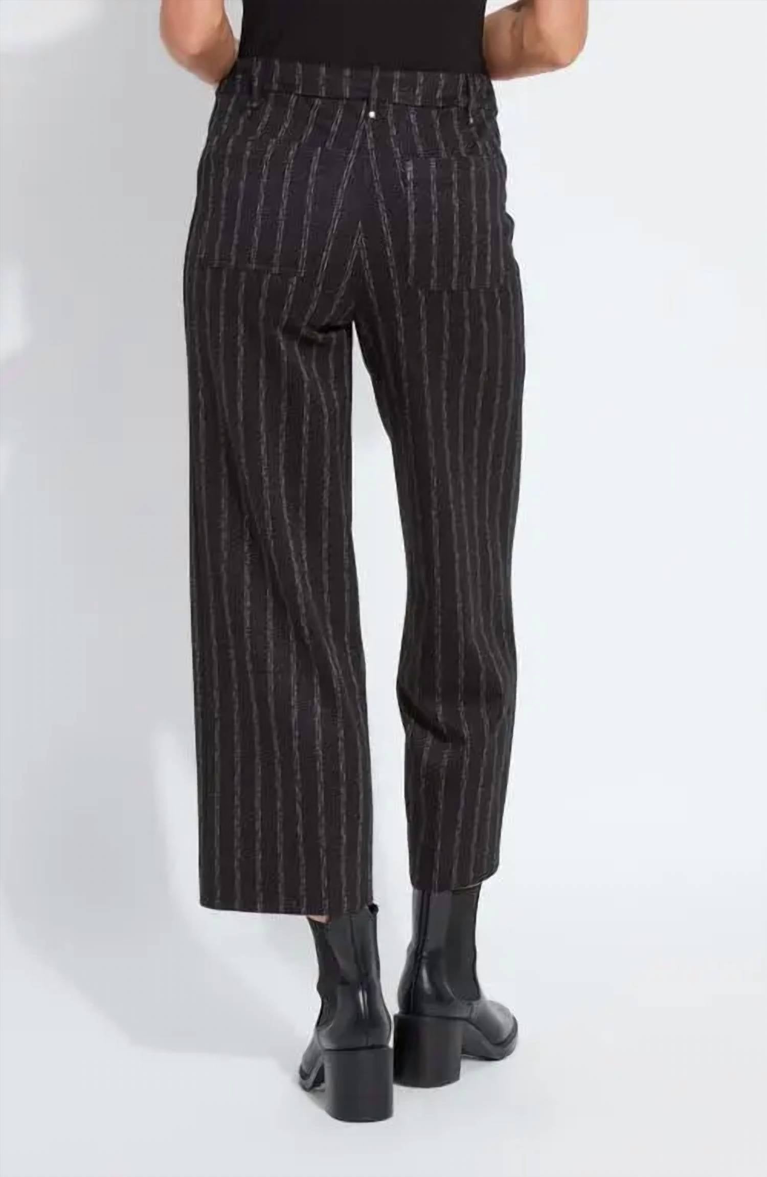 Lysse - Isabel Pinstripe Ponte Wide Leg Pants