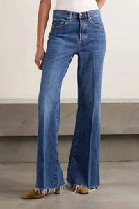 Frame - Lax Antidote Raw Flared Jean