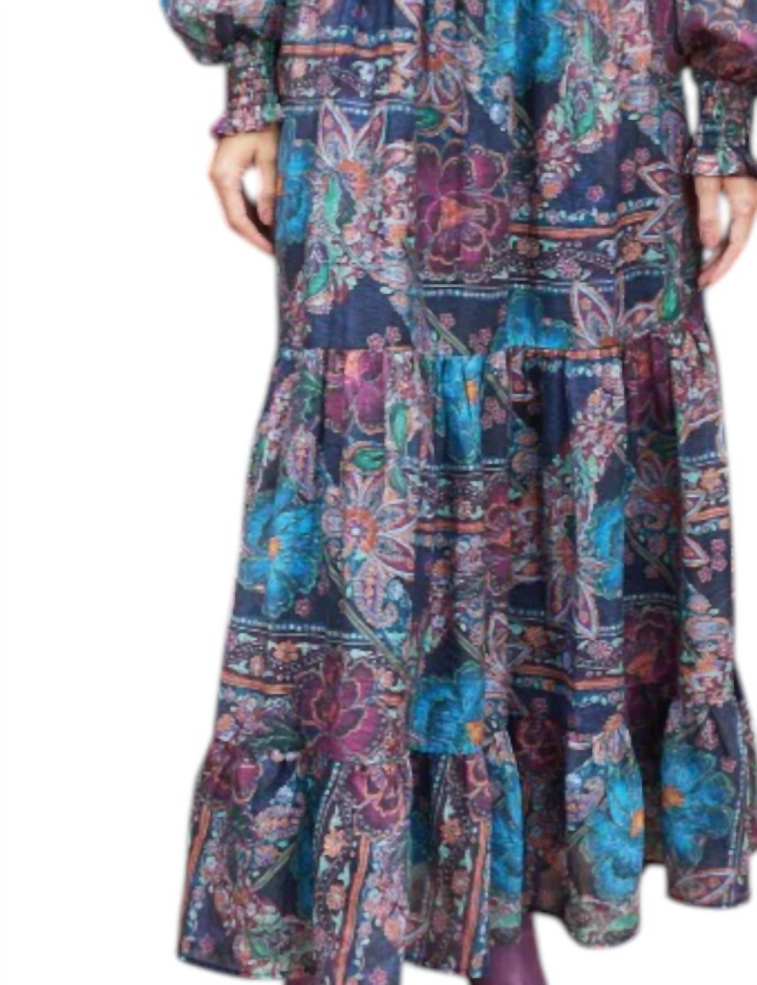 Fate - Lurex Tweed Frayed Hem Dress