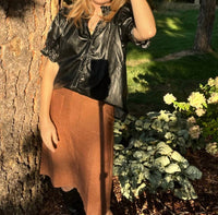 Never A Wallflower - A-line Patch Pocket Skirt