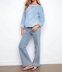 Charlie B - Rounded Hem Sweater